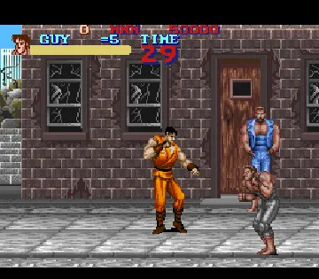 Final Fight Guy (USA) screen shot game playing